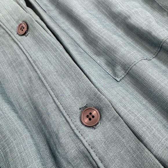 Barilà Teal Button-Down Maxi Dress - Picture 5 of 8